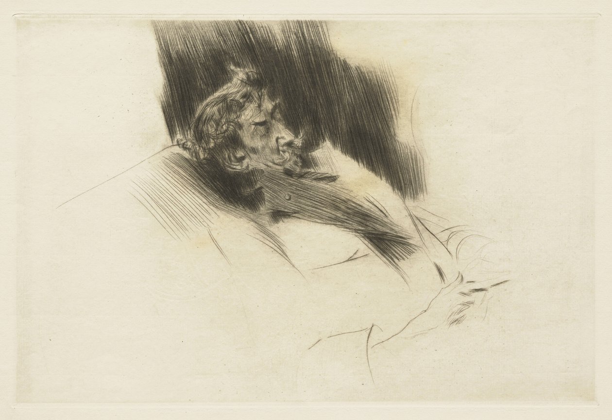 Whistler schläft, 1897 von Giovanni Boldini