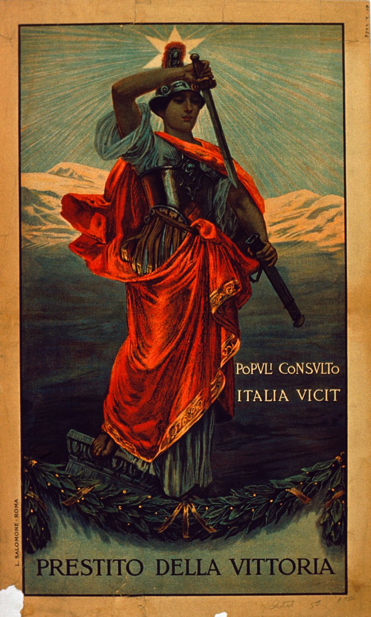 Italienisches Militärplakat, Erster Weltkrieg: 