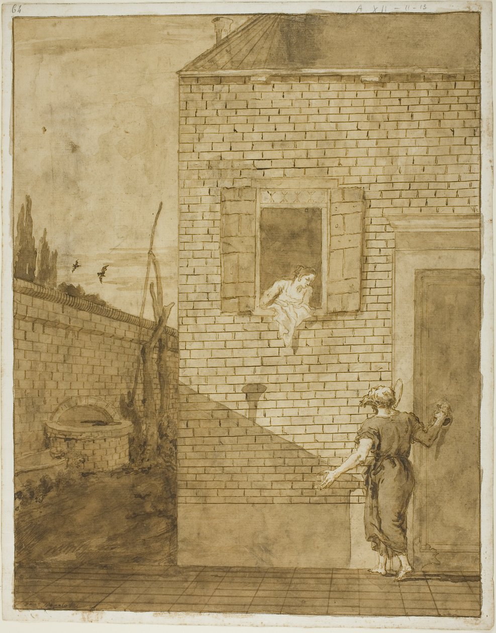 Heiliger Petrus und Rhoda von Giovanni Domenico Tiepolo