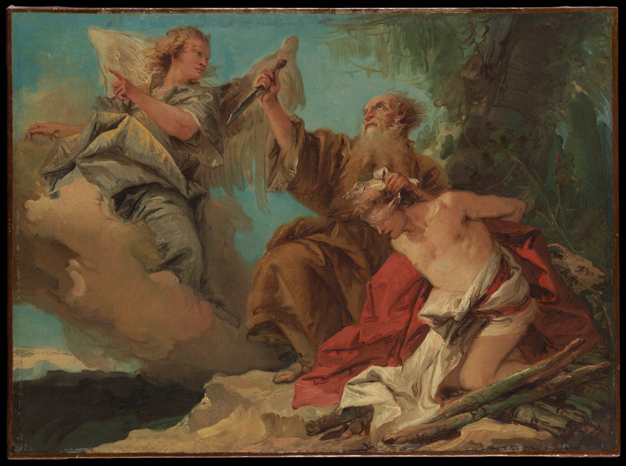 Die Opferung Isaaks von Giovanni Domenico Tiepolo