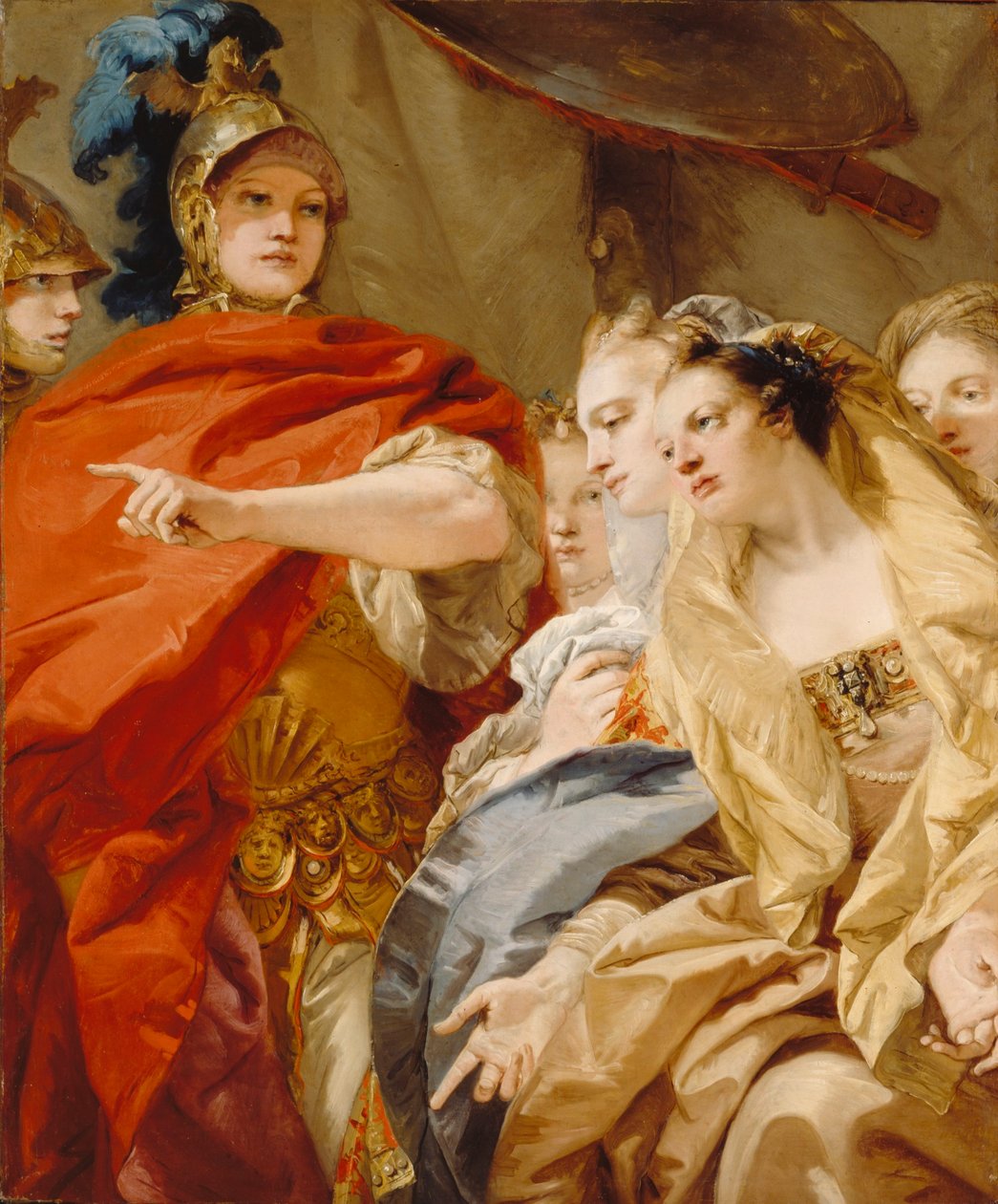 Die Frauen des Darius bitten um die Gnade Alexanders von Giovanni Domenico Tiepolo
