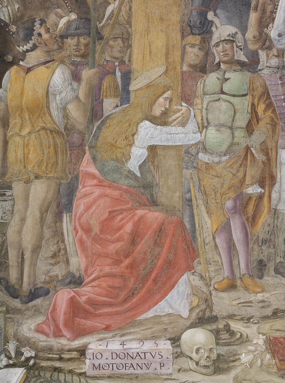 Kreuzigung, 1495 (Detail) von Giovanni Donato Montorfano