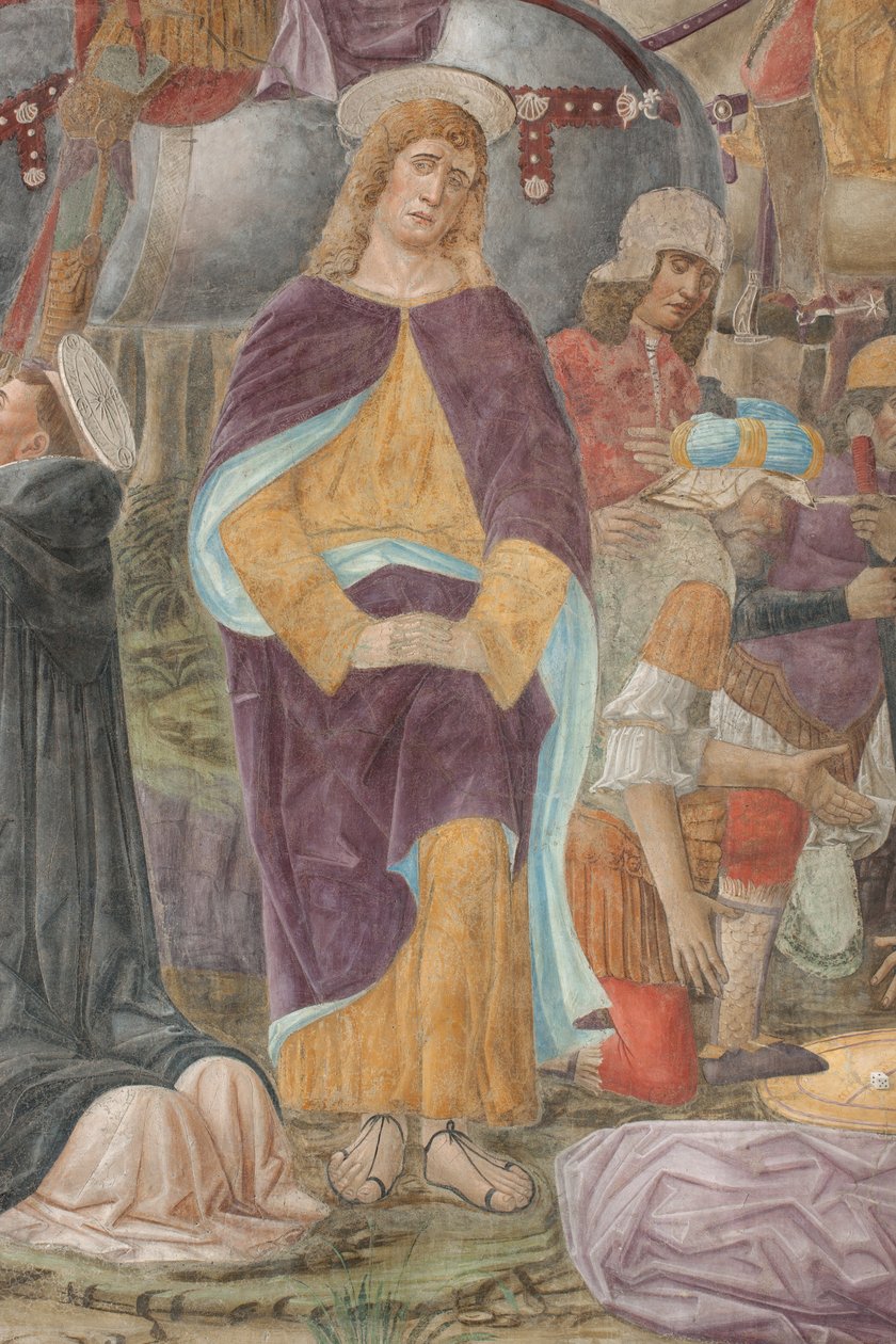 Mailand, Refektorium des Cenacolo Vinciano, Donato Montorfano, Kreuzigung Christi von Giovanni Donato Montorfano