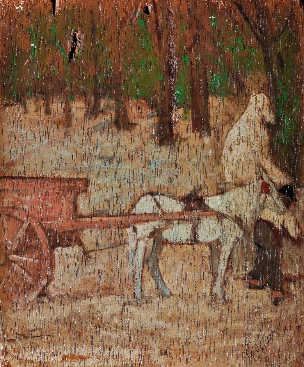 Eindruck außerhalb der Porta Romana, um 1868-70 von Giovanni Fattori