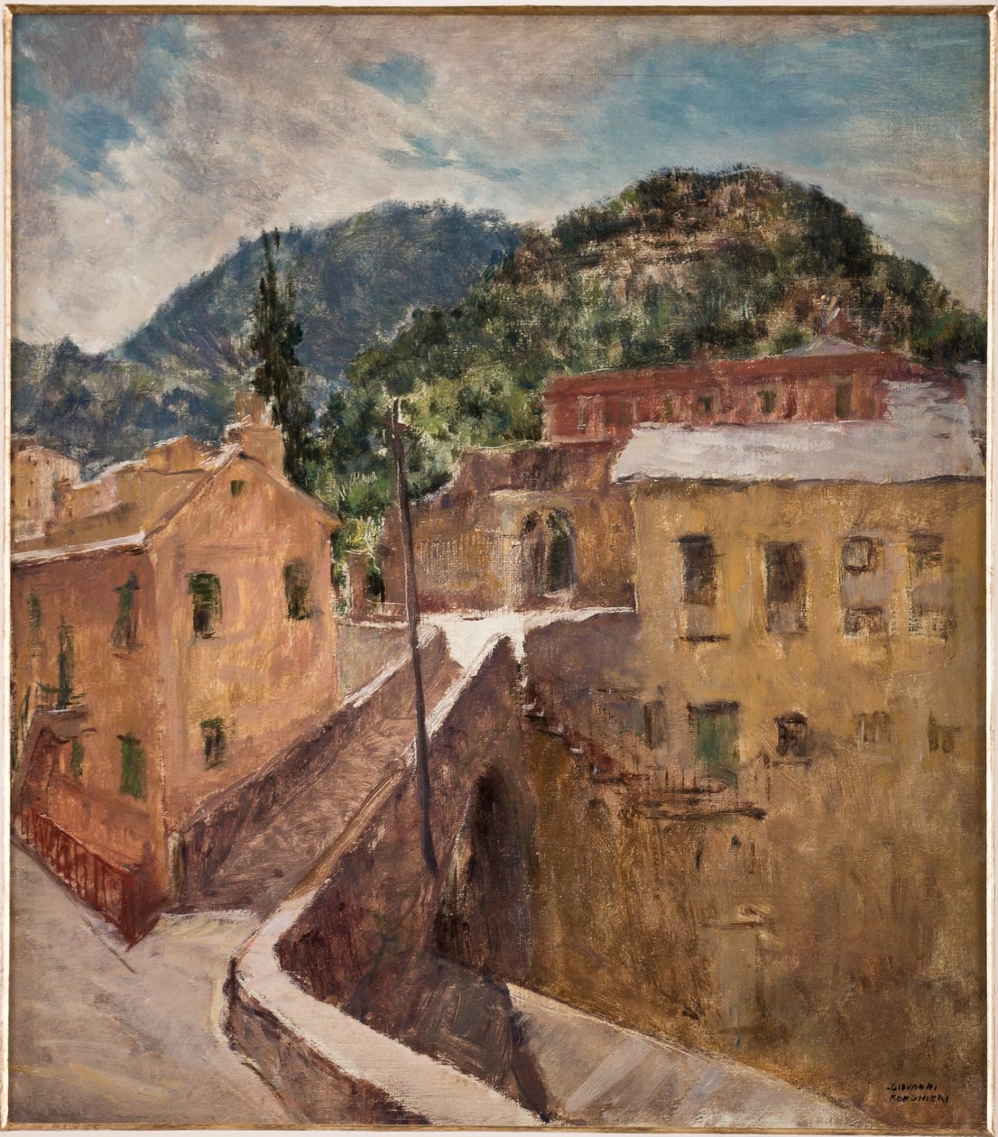 Ligurische Landschaft von Giovanni Forghieri