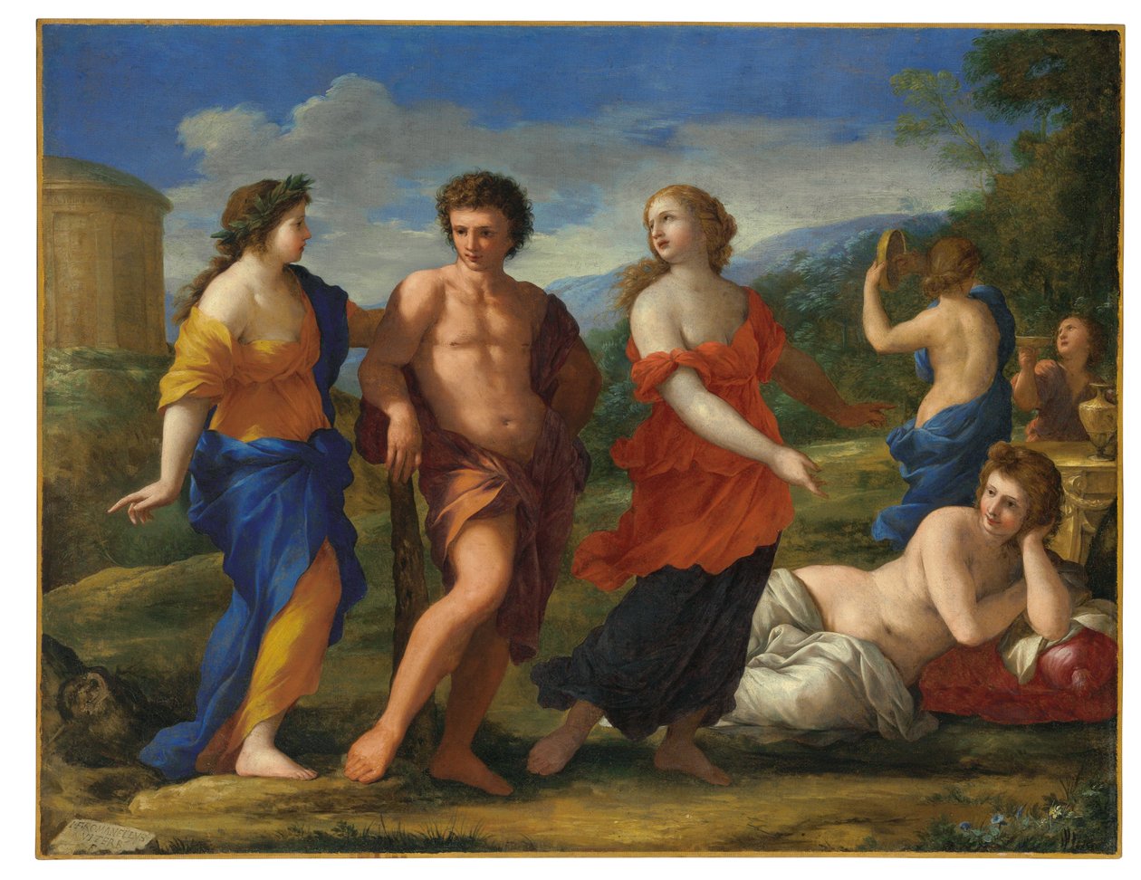 Die Wahl des Herkules von Giovanni Francesco Romanelli