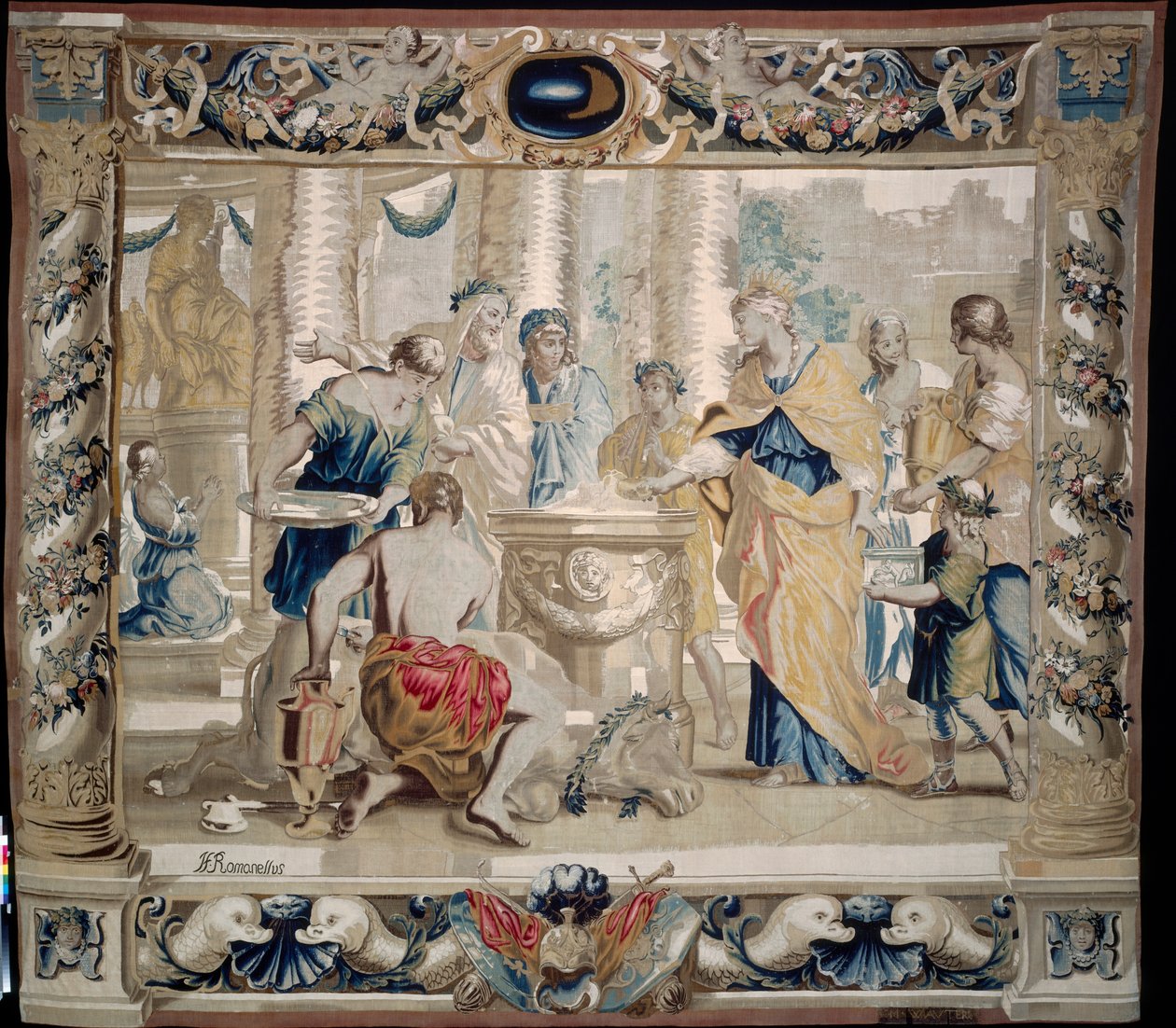 Dido opfert Juno, der Göttin der Ehe von Giovanni Francesco (1610 62) Romanelli