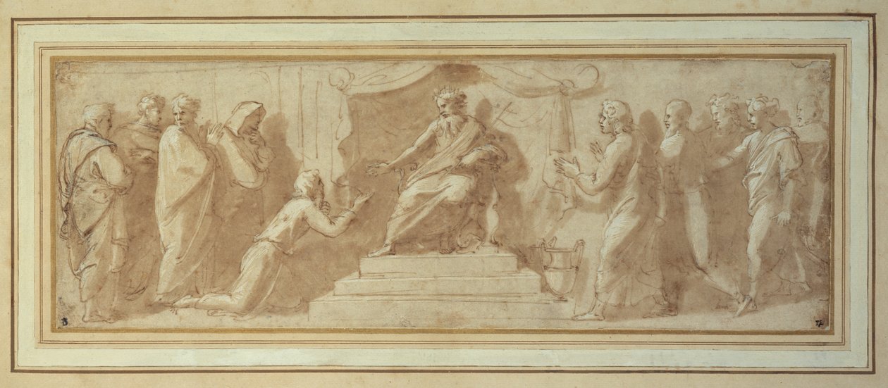 Joseph vor dem Pharao von Giovanni Francesco (c.1488 1528) Penni