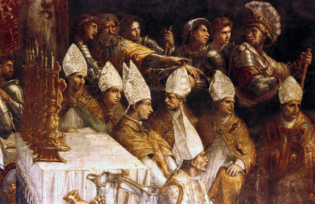 Die Krönung Karls des Großen von Giovanni Francesco (c.1488 1528) Penni