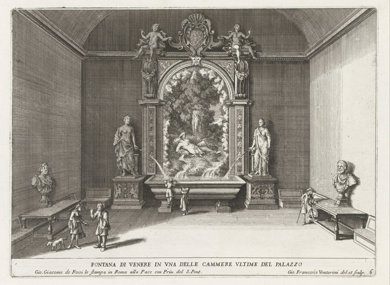 Venusbrunnen in der Villa d