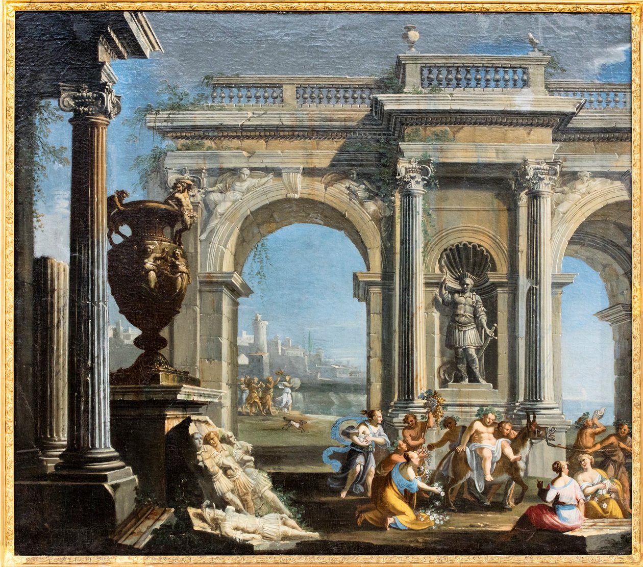 Der Triumph des Silenus von Giovanni Ghisolfi