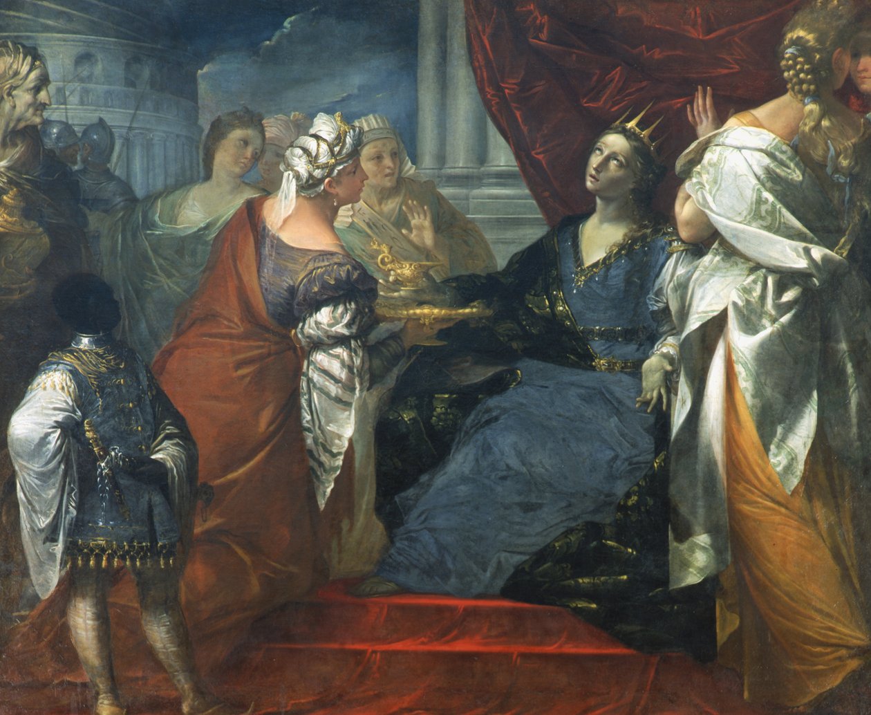 Königin Artemisia trinkt die Asche von Mausolos von Giovanni Gioseffo da Sole