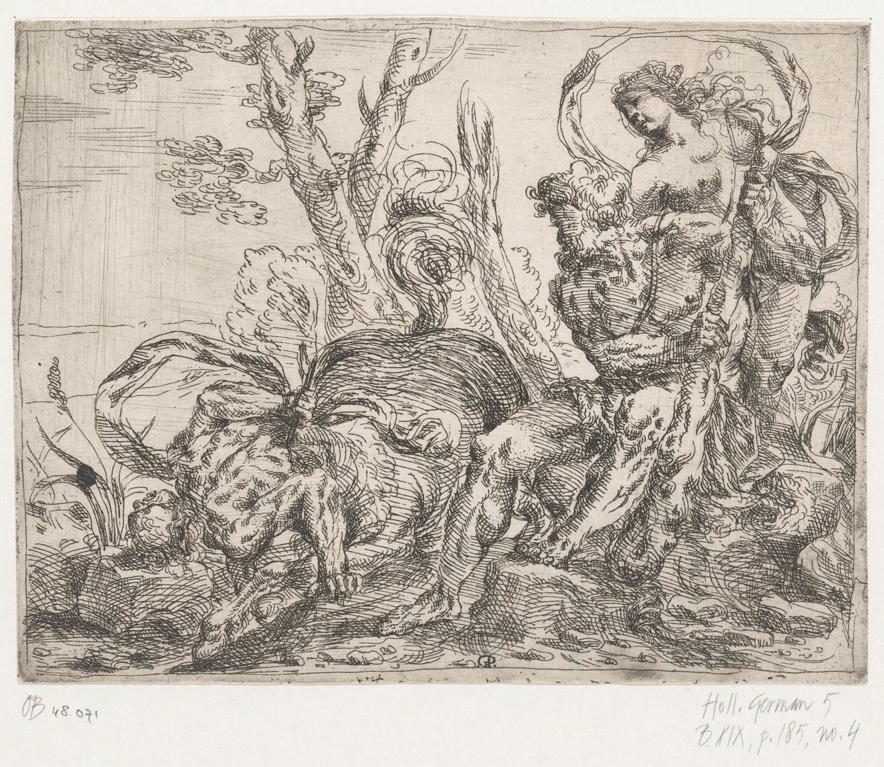 Herkules tötet den Zentauren Nessus von Giovanni Pietro Possenti