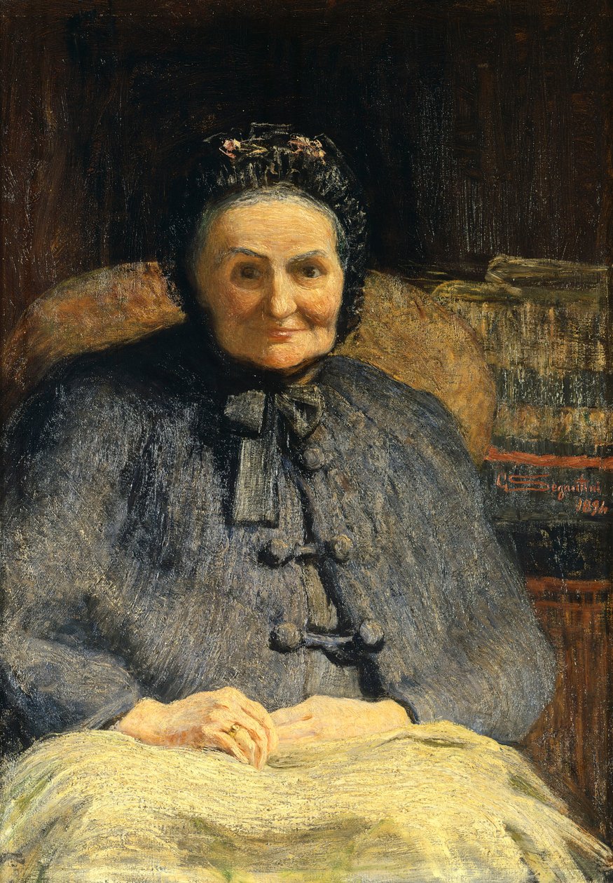 Porträt von Frau Casiraghi Oriani von Giovanni Segantini