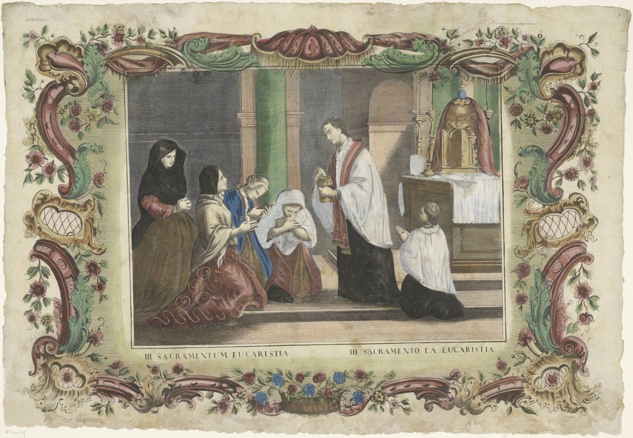 Das Sakrament der Eucharistie (Die sieben Sakramente) von Giovanni Volpato