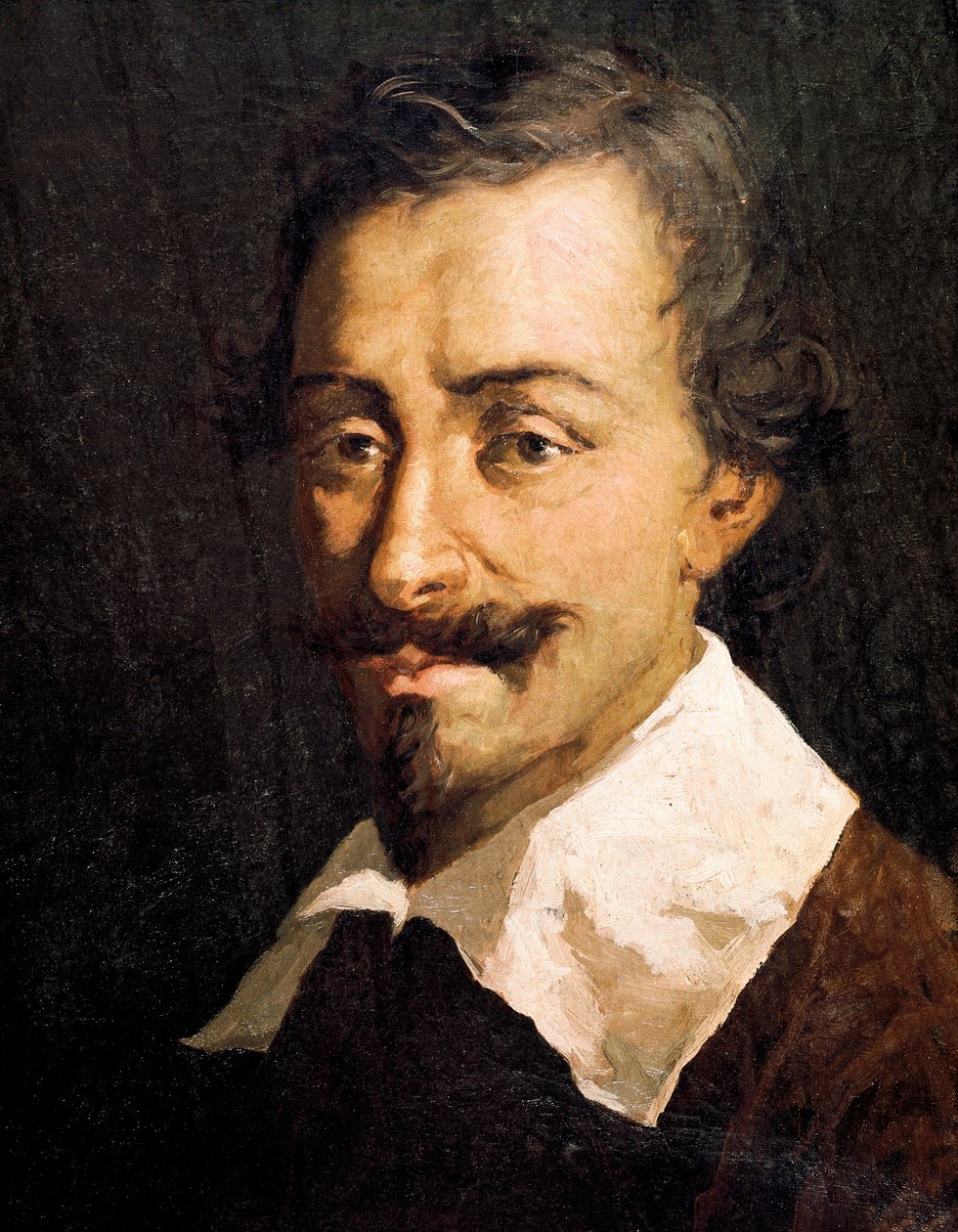 Porträt des belgischen Komponisten und Theoretikers Johannes Tinctoris (Detail) von Giovanni da Udine (after)