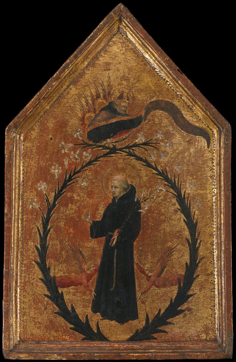 Die Verherrlichung des heiligen Nikolaus von Tolentino von Giovanni di Paolo
