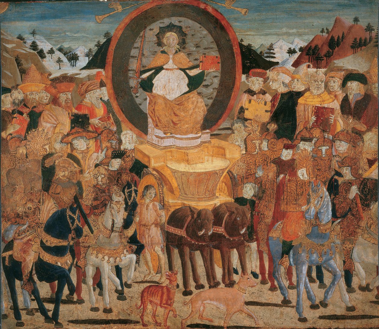 Der Triumph des Ruhms von Giovanni di Ser Giovanni Scheggia