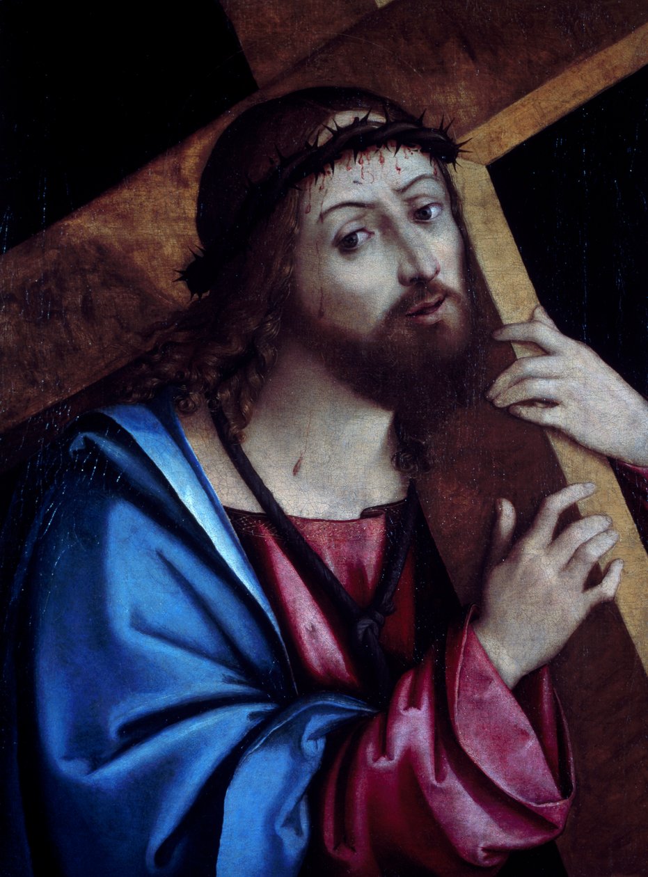 Christus trägt das Kreuz, von Girolamo Marchesi genannt Cotignola (ca. 1471-1540) von Girolamo Marchesi da Cotignola