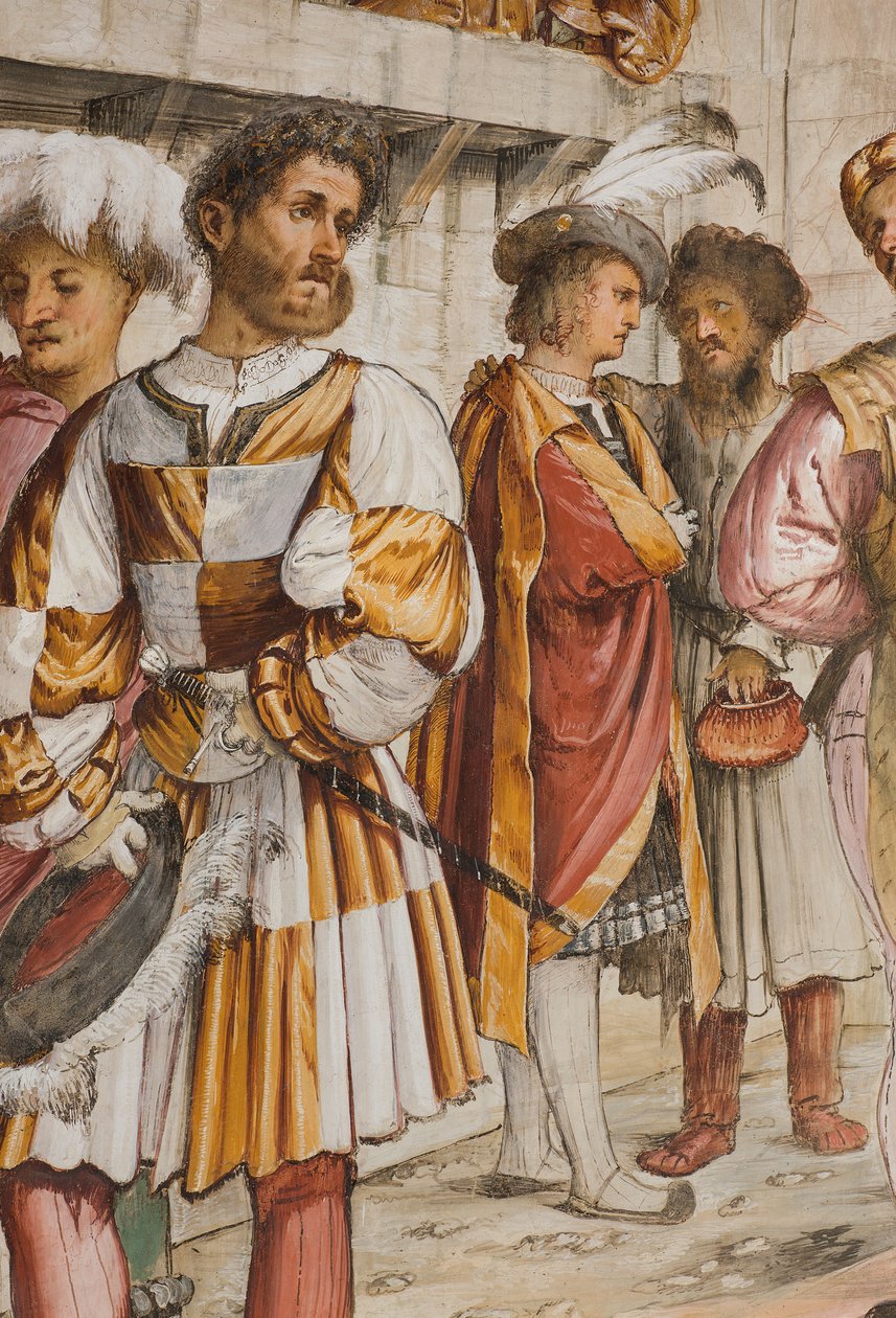 Zentrales Kirchenschiff, Fünfter Südspan, Christus vor Pilatus von Girolamo Romanino
