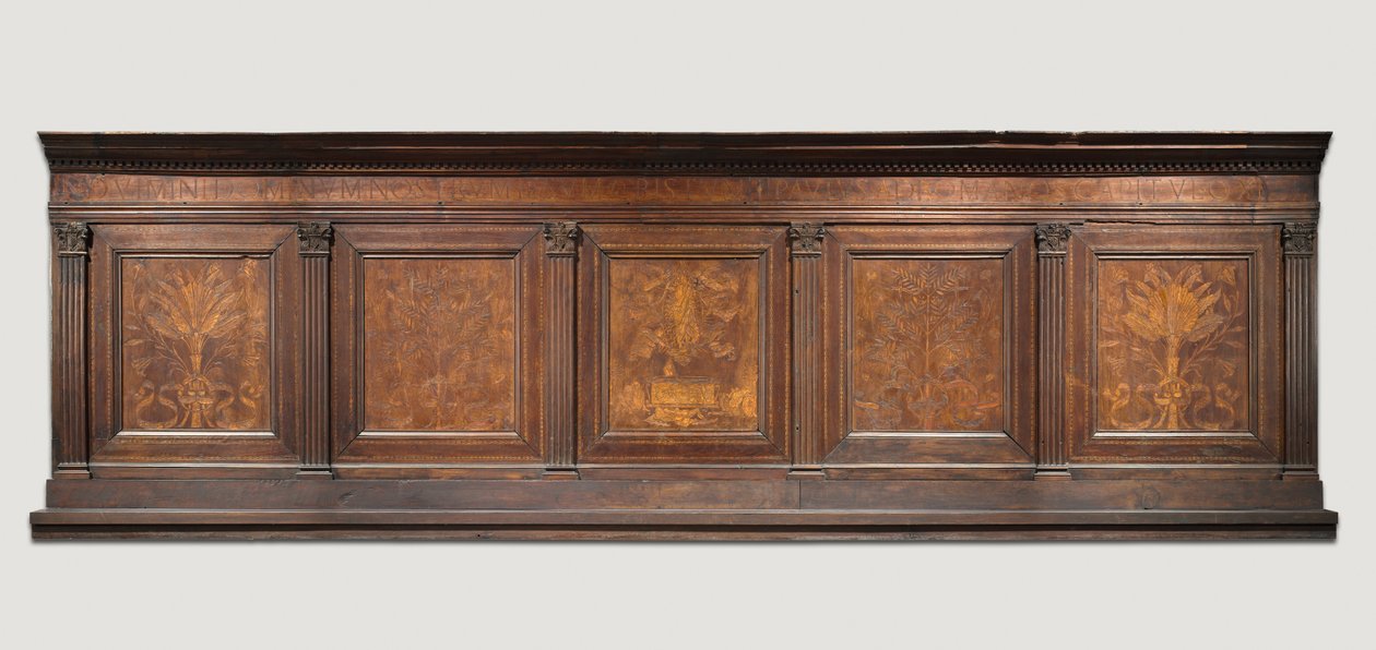 Obere Verkleidung eines Sakristeischranks, um 1460-1475 von Giuliano da Maiano