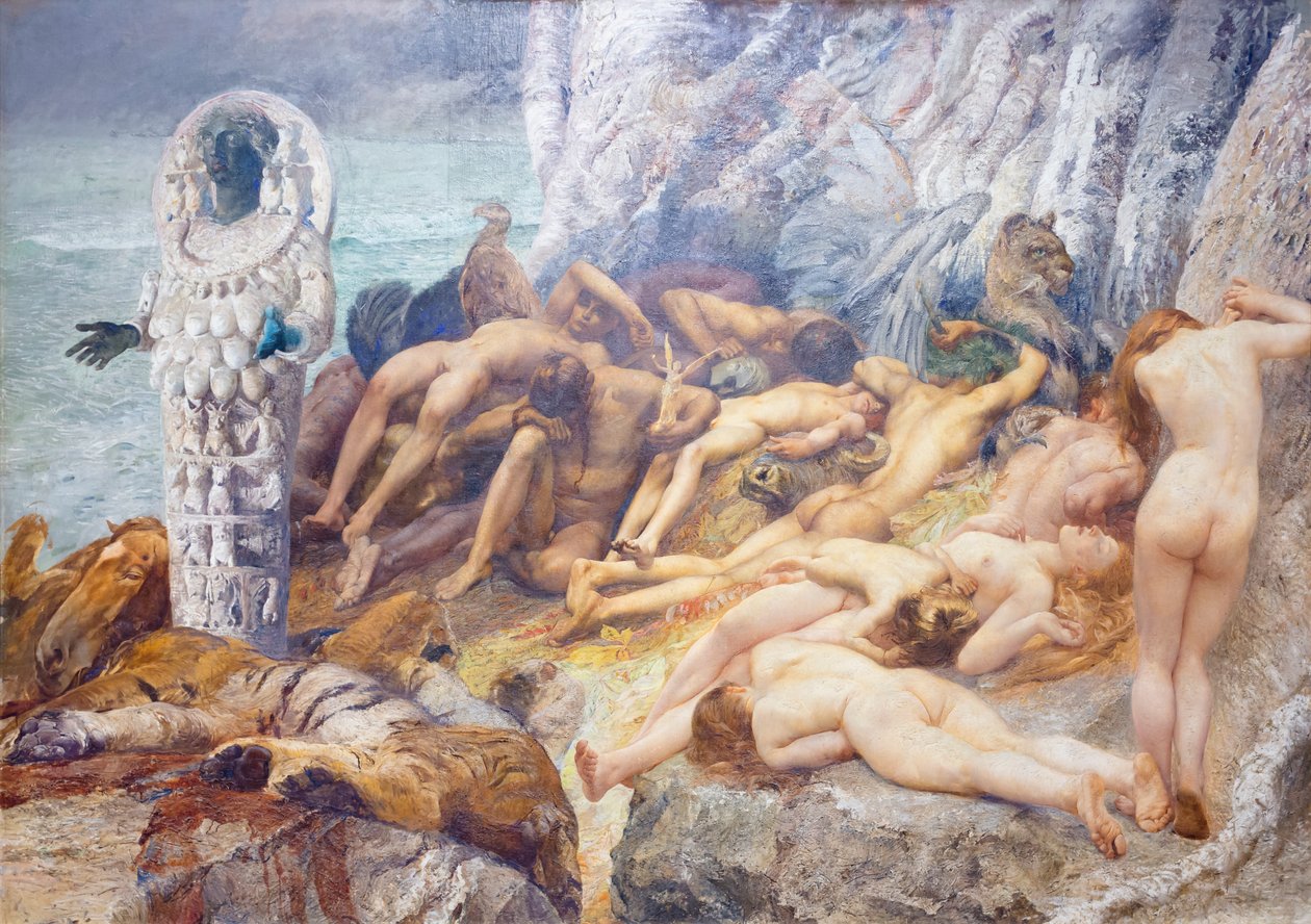 Diana von Ephesus und die Sklaven von Giulio Aristide Sartorio