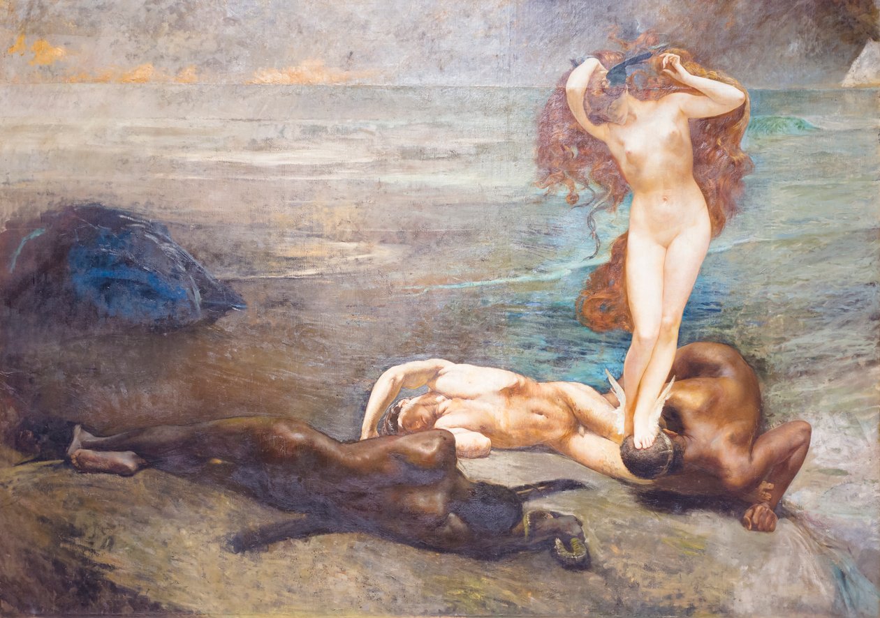 Die Gorgone und die Helden von Giulio Aristide Sartorio