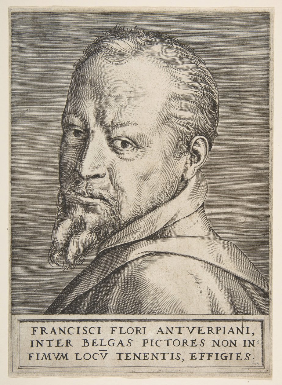 Büstenporträt von Frans Floris, 1531-76 von Giulio Bonasone