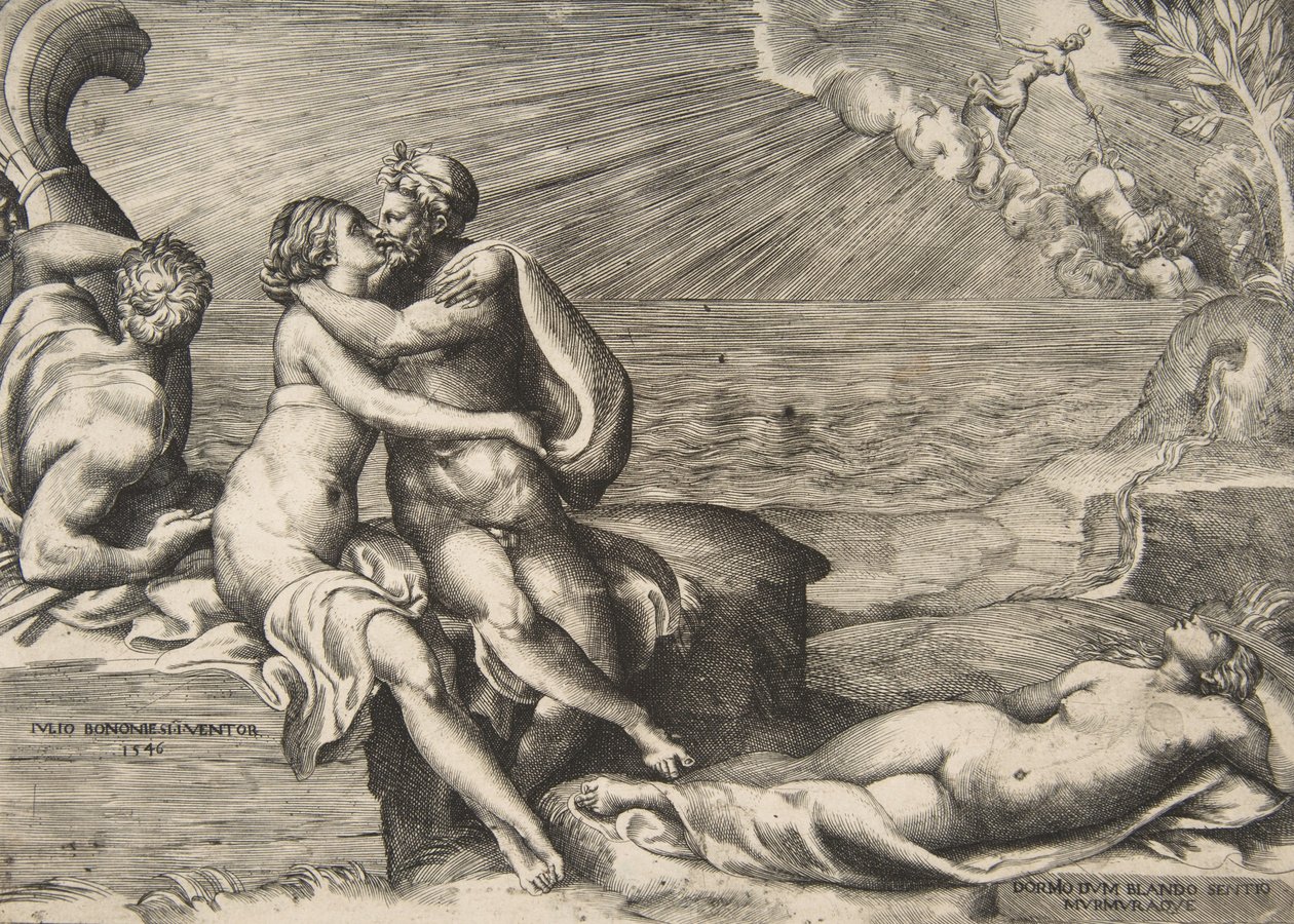 Jupiters Liebe zu Juno entflammt, als sie Venus