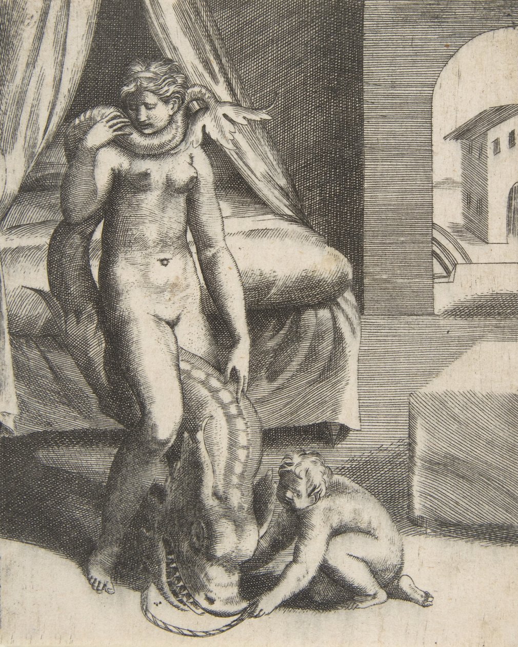Neptun und Melanthe, aus 