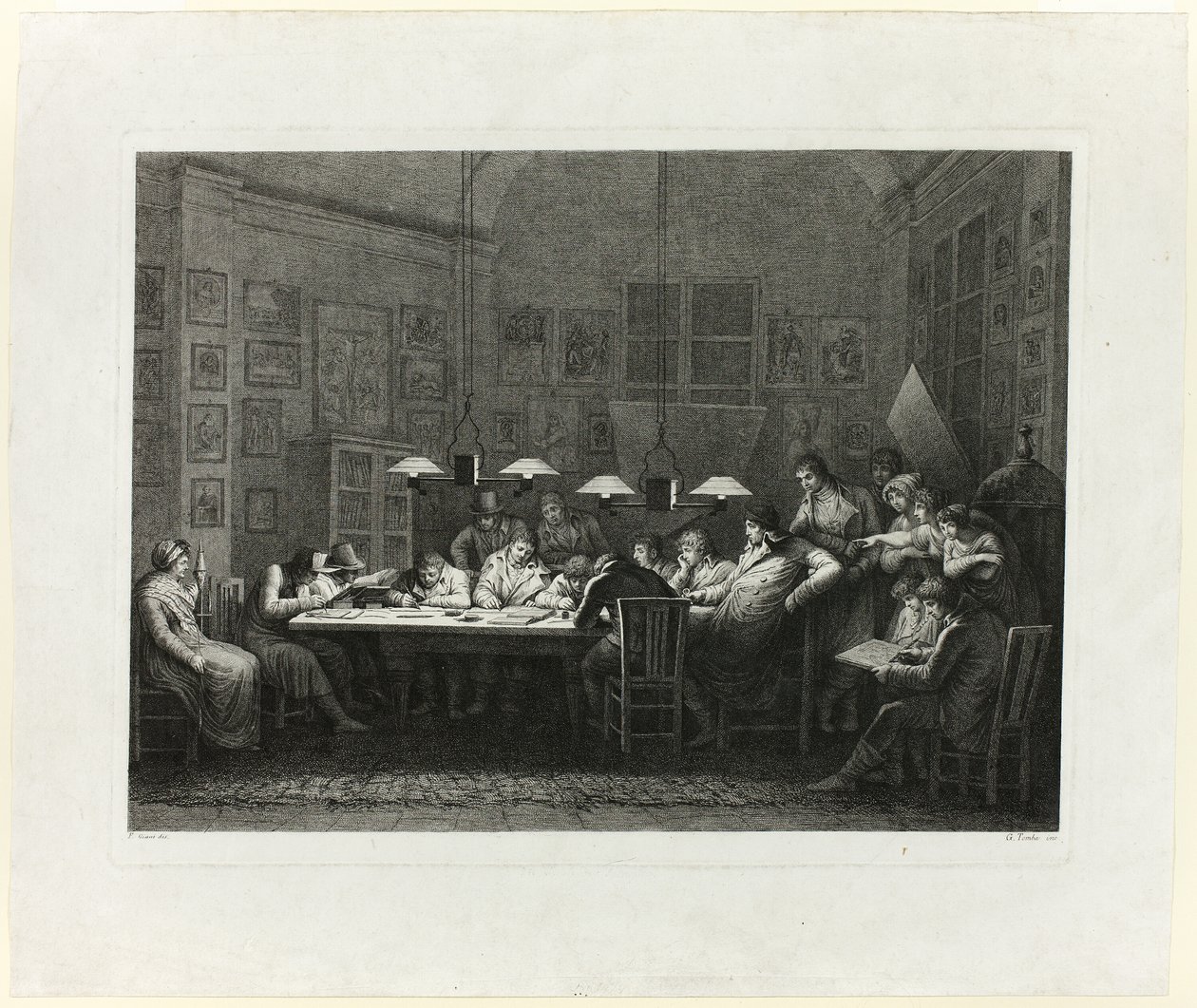 Francesco Rosaspinas Zeichenschule von Giulio Tomba