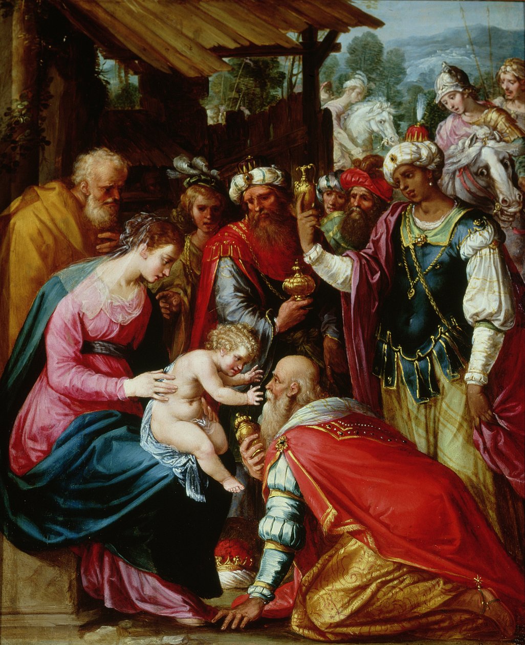 Die Anbetung der Könige von Giuseppe Cesari