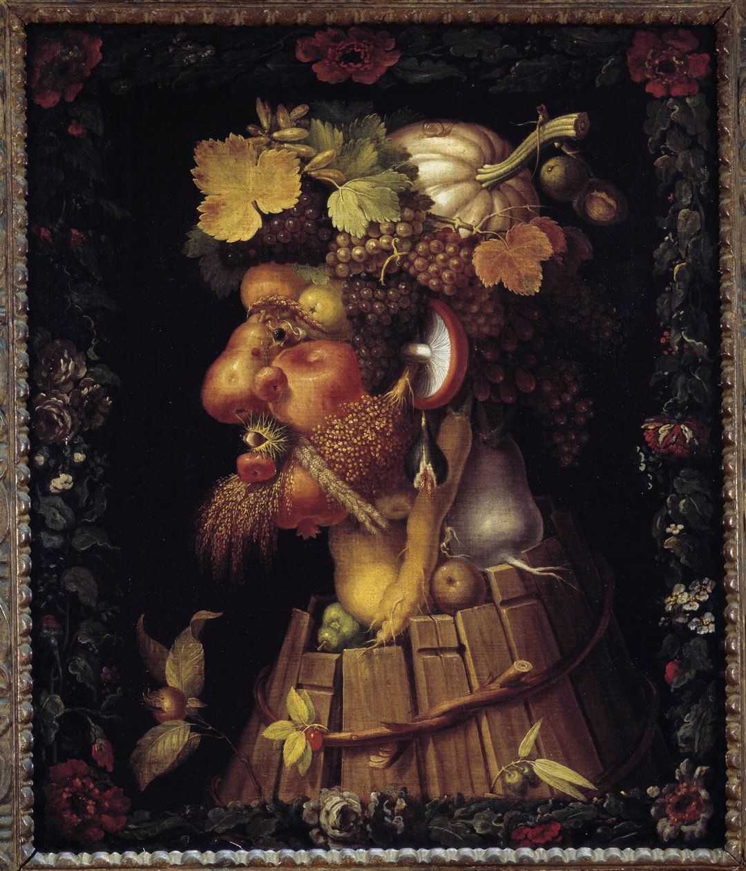 Herbst. Allegorie über die Jahreszeiten. Gemälde von Giuseppe Arcimboldo (1527-1593). Louvre Museum von Giuseppe Arcimboldo