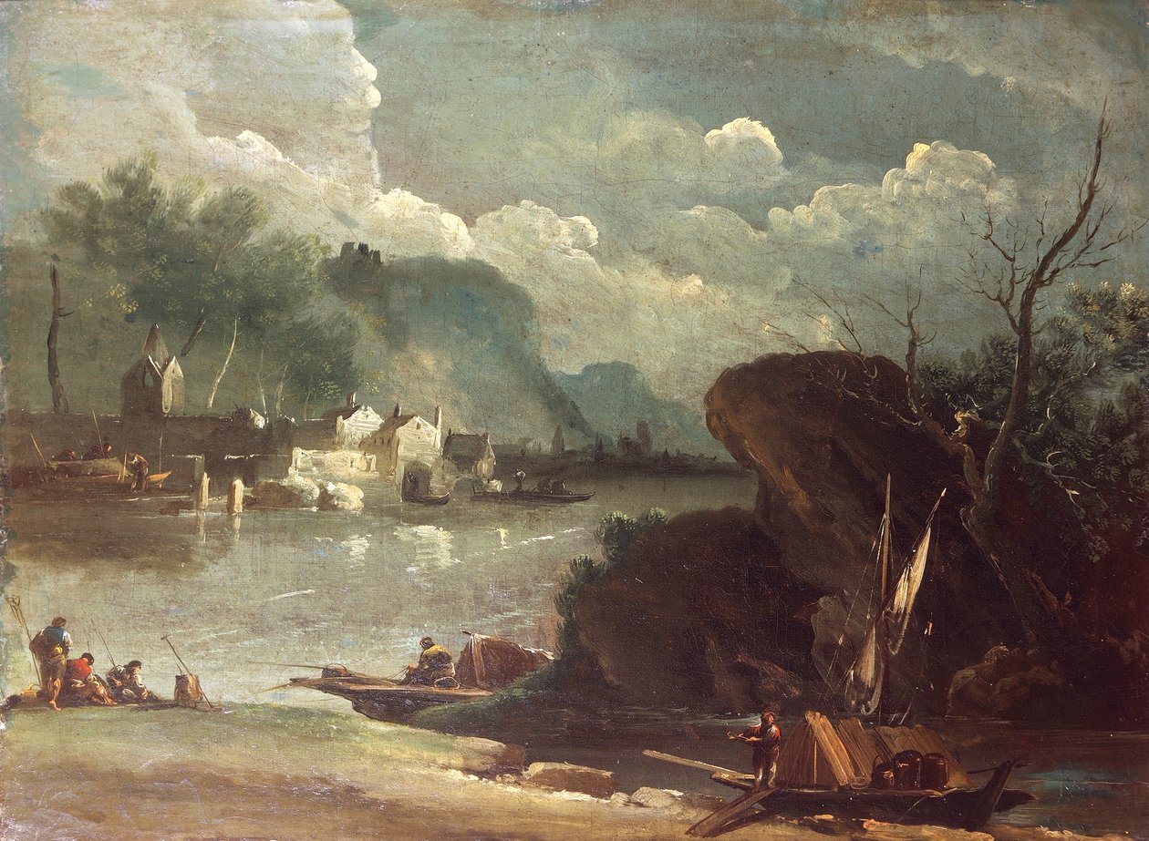 Fantastische Landschaft von Giuseppe Bernardino Bison