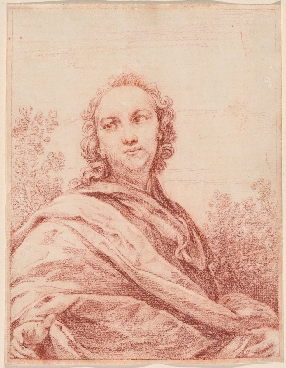 Porträt eines Mannes von Giuseppe Maria Crespi