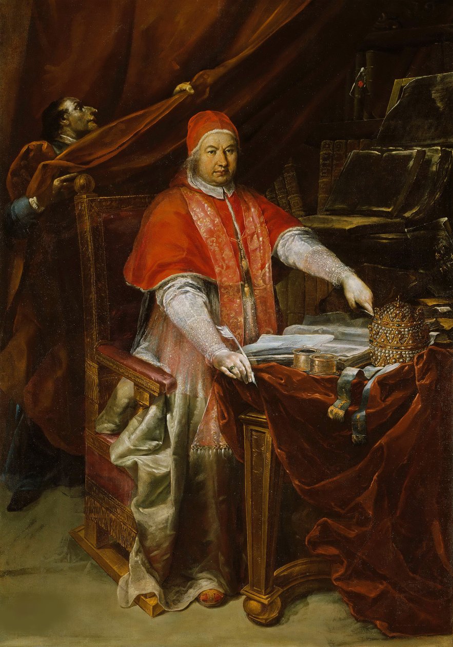 Porträt von Papst Benedikt XIV., 1740 von Giuseppe Maria Crespi