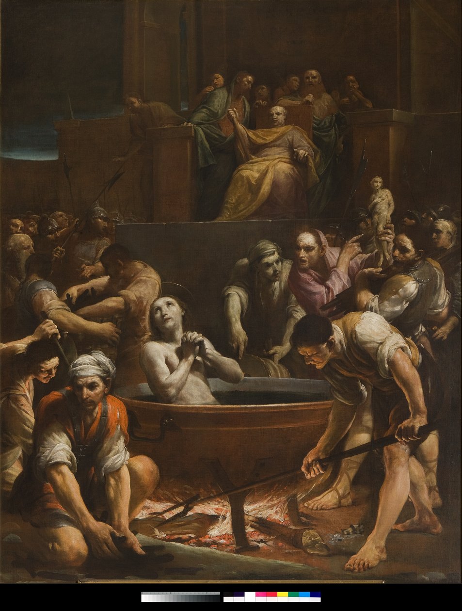 Das Martyrium des Heiligen Johannes des Evangelisten, ca. 1715 von Giuseppe Maria Crespi