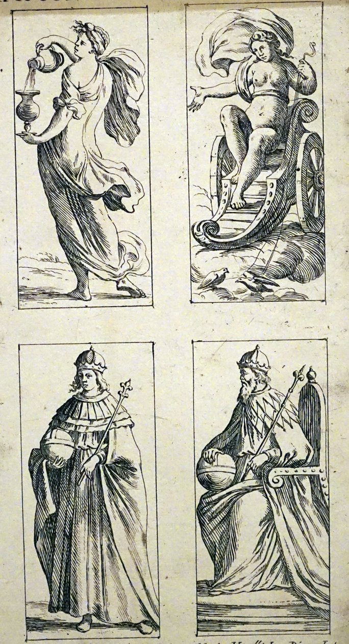 Tarotkarten des 17. Jahrhunderts von Giuseppe Maria Mitelli von Giuseppe Maria Mitelli