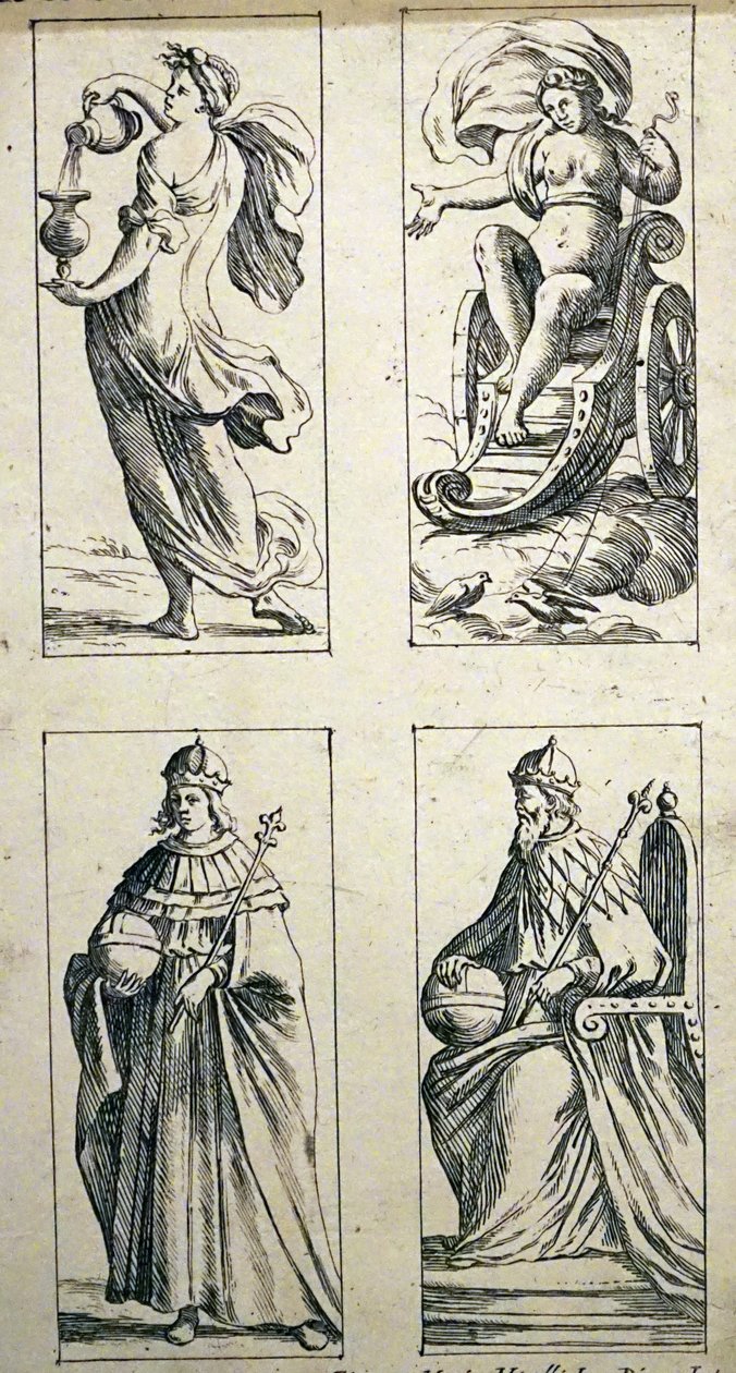 Tarotkarten aus dem 17. Jahrhundert von Giuseppe Maria Mitelli von Giuseppe Maria Mitelli