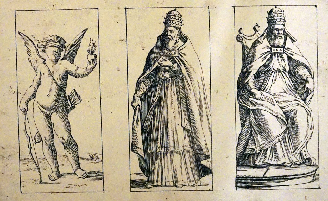 Tarotkarten aus dem 17. Jahrhundert von Giuseppe Maria Mitelli von Giuseppe Maria Mitelli
