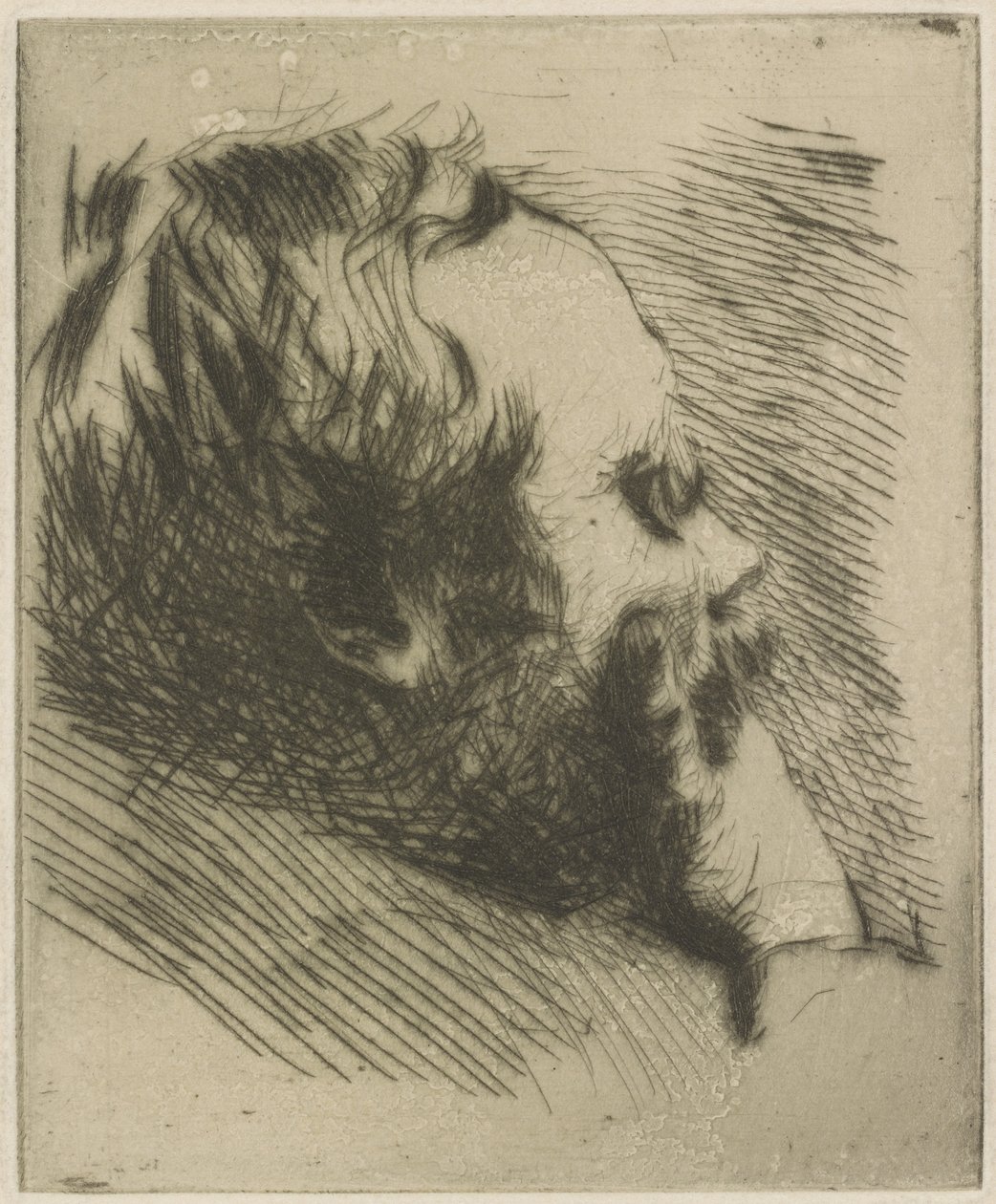 Porträt von Edgar Degas, 1875 von Giuseppe de Nittis