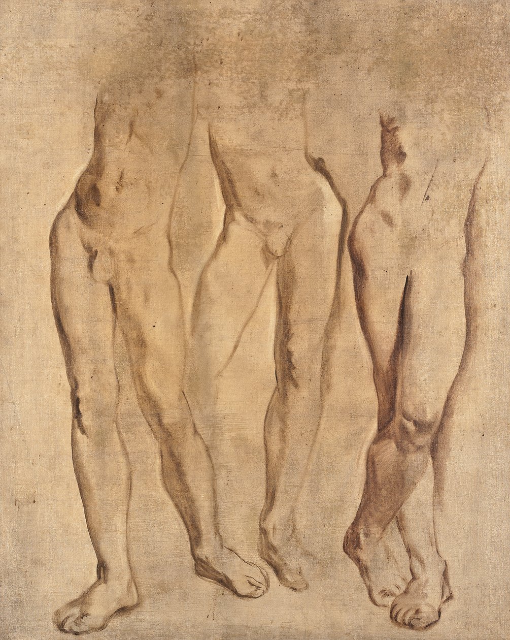 Drei Studien eines männlichen Aktes von Glyn Warren Philpot