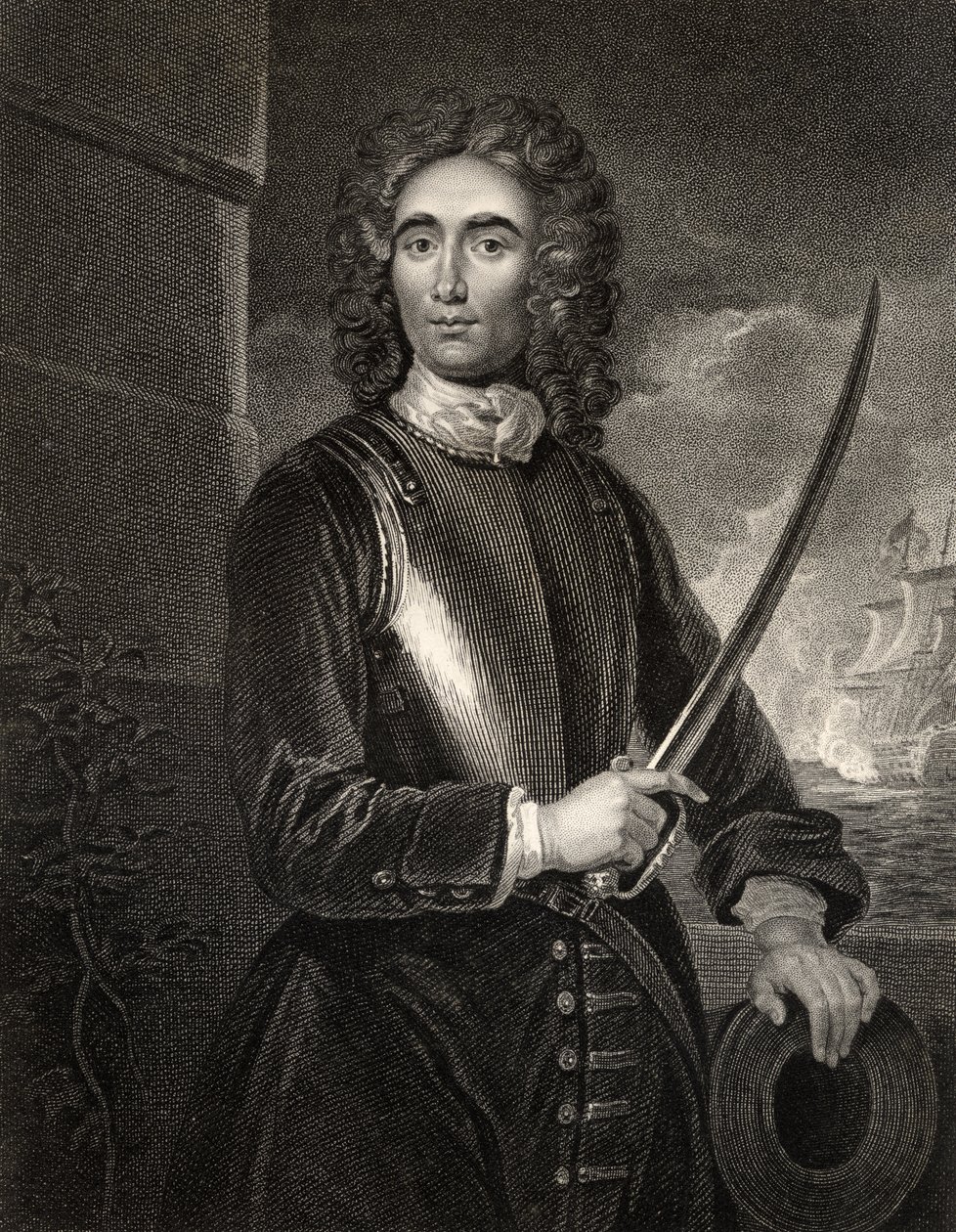 John Benbow, graviert von W.T. Mote, aus 