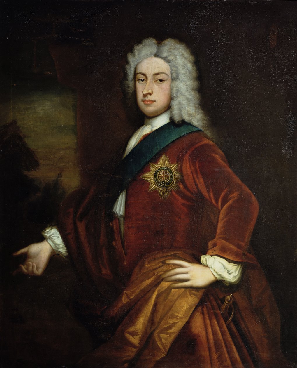 Porträt von Lord Burlington von Godfrey (studio of) Kneller