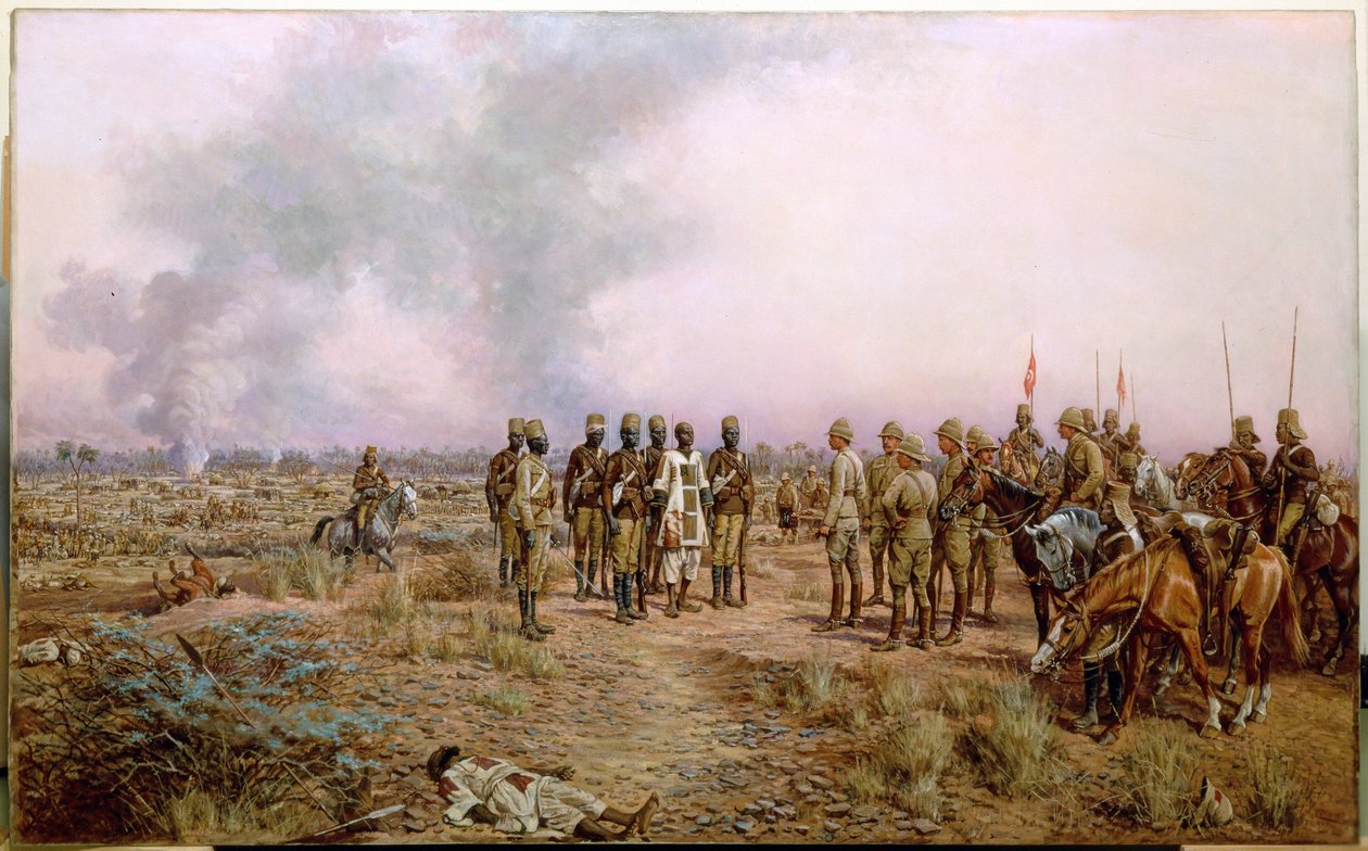 Nach der Schlacht von Atbara, 8. April 1898 von Godfrey Douglas Giles