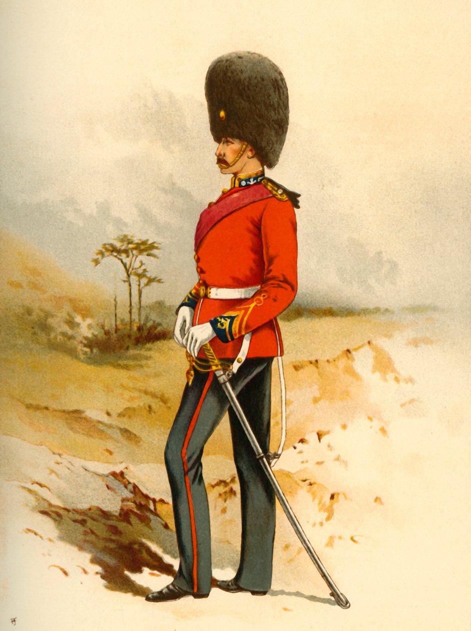 Das 23. - Royal Welsh Fusiliers, 1890 von Godfrey Douglas Giles