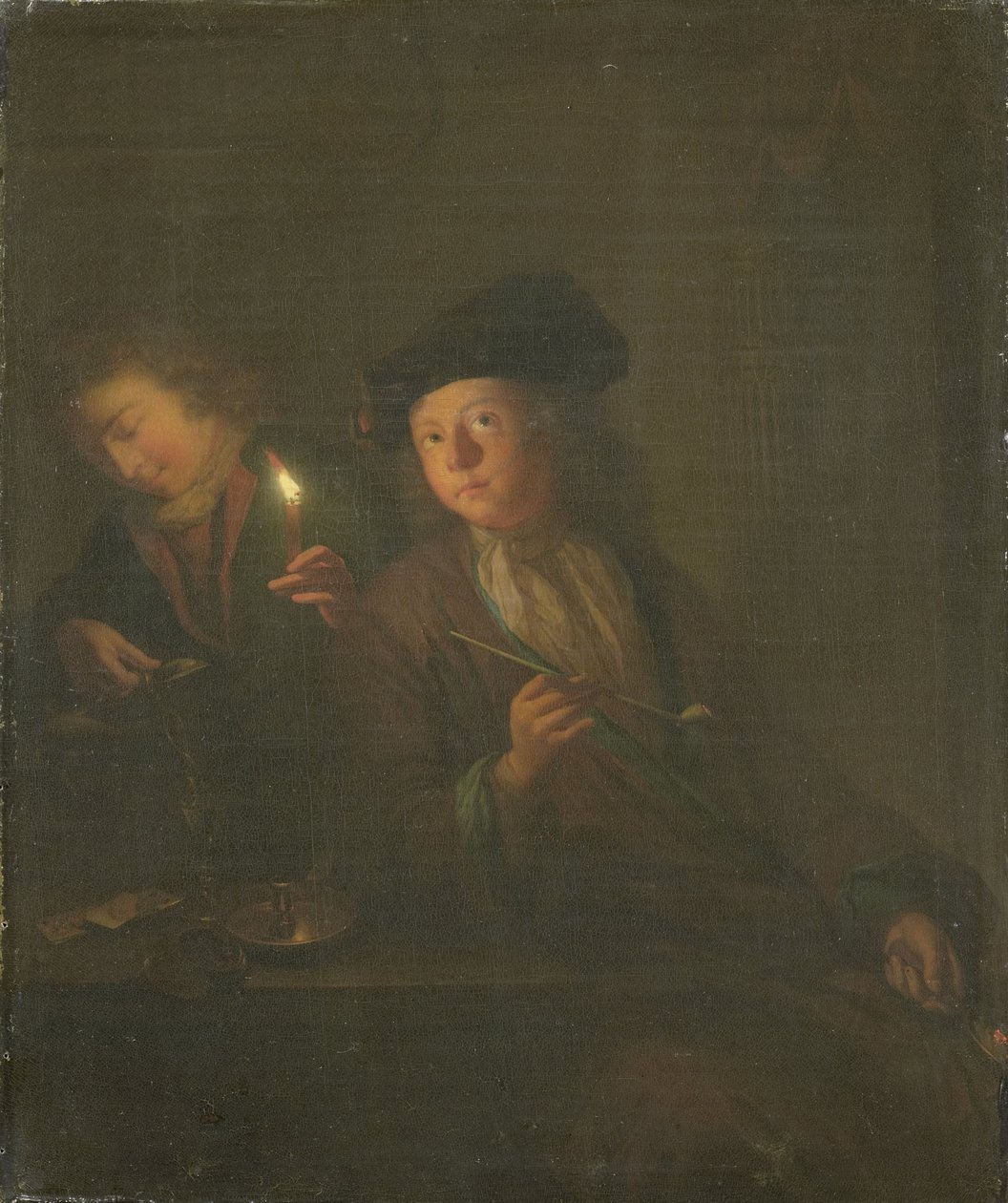 Der Raucher von Godfried Schalken or Schalcken