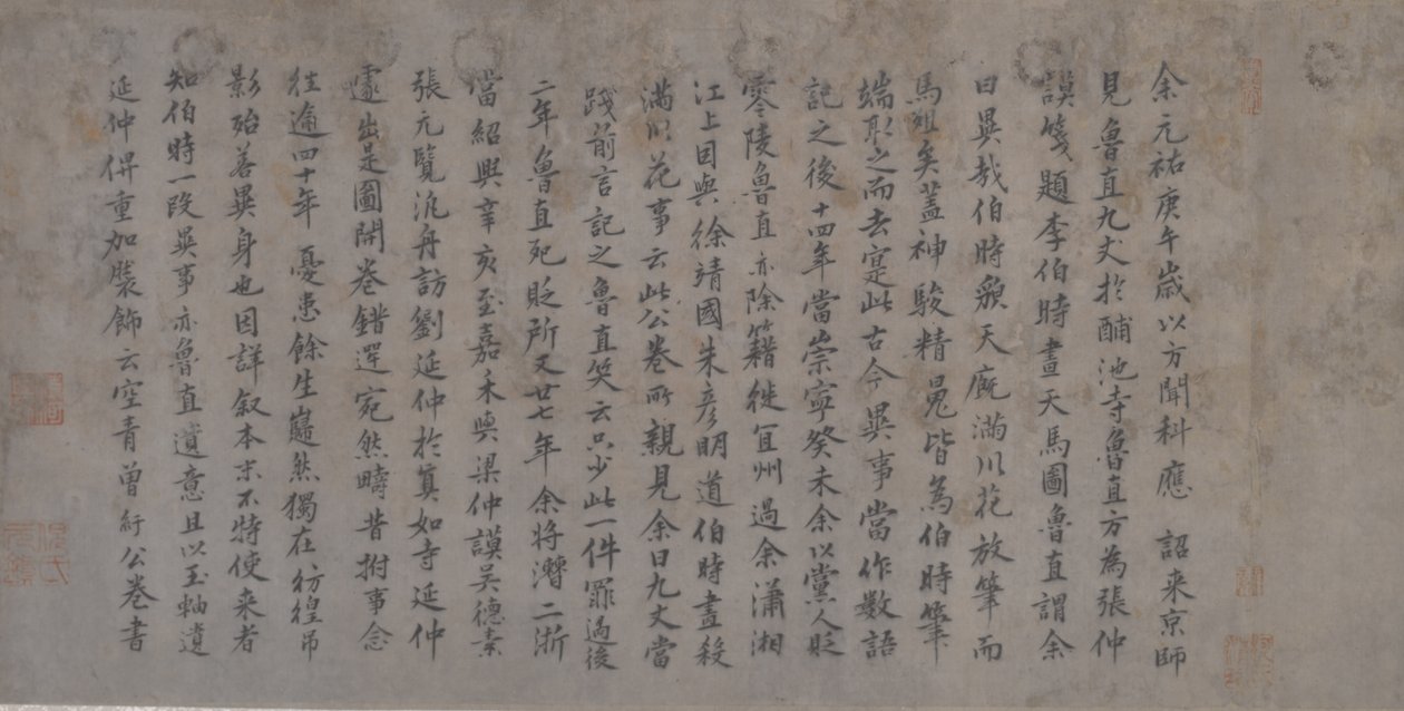 Detail von Fünf Tributpferden von Gonglin Li