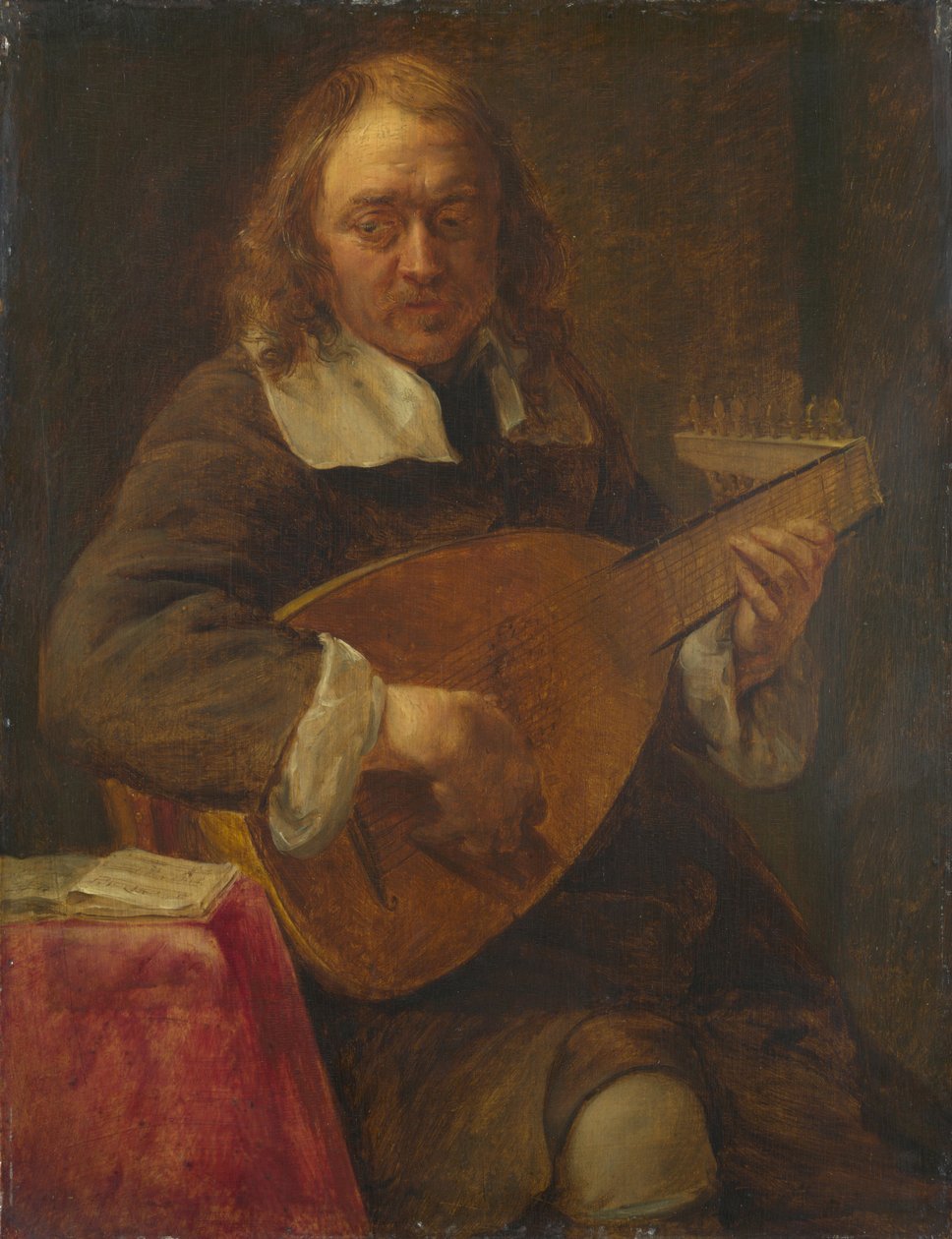 Hören. Aus der Serie Die fünf Sinne, vor 1661 von Gonzales Coques