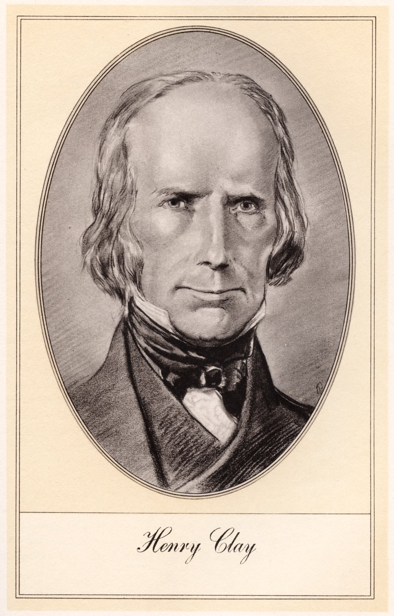 Henry Clay, führender amerikanischer Staatsmann und Redner von Gordon Ross